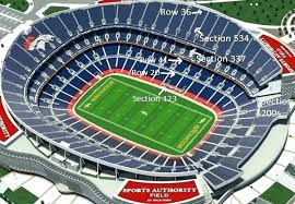 Broncos Stadium Seating Mojonet Co