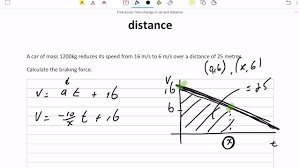 Acceleration is change in velocity divided by time. Find Acceleration From Change In Velocity Over A Distance Youtube