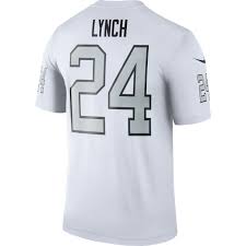 Oakland raiders marshawn lynch autographed black nike jersey size l ml holo stock #131228. Product Detail Nike Marshawn Lynch Color Rush Legend Jersey White S