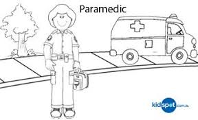 Paramedic Printables Colouring Pages Community Helpers Theme Paramedic Daycare Activities