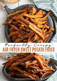 Air Fryer Sweet Potatoes The Happy Housewife Cooking Recipe Air Fryer Recipes Healthy Air Fryer Sweet Potato Fries Healthy Recipes