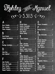 chalkboard seating chart rehearsal dinner on behance