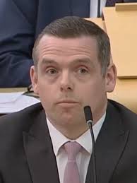 Douglas Ross is threatened with expulsion from the Holyrood Chamber after  shushing a minister this afternoon #ukpolitics #scotland #fyp #SNP #tories