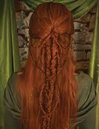 Ponytail and full grown beard the most common styles for people with long hair is the simple male ponytail. Elven Hair Tutorial Enchanted Living Magazine