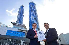 Zimmer im jw marriott marquis miami hotel bieten flachbildfernseher, minibar und klimaanlage und gäste können mit dem kostenlosen wlan in kontakt bleiben. World S Tallest Hotel Opens In Dubai Jw Marriott Marquis Is Record Breaker Tourism Gulf News