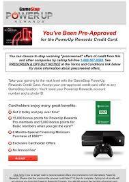 Credit card insider receives compensation from advertisers whose products may be mentioned on this page. Gamestop Is Pushing Its Credit Card With Preapproved Email Offers And In Store Associates Venturebeat