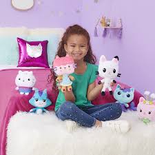Amazon Com Gabby S Dollhouse 8 Inch Catrat Purr Ific Plush Toy Kids Toys For Ages 3 And Up Toys Games