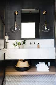 You'll swoon as you devour these white kitchen design ideas from creatives and designers around the web.come say hello to. 15 Half Bathroom Ideas That Will Make You Forget About Their Size Hunker In 2020 Modern Bathroom Bathroom Interior Design Modern Powder Rooms