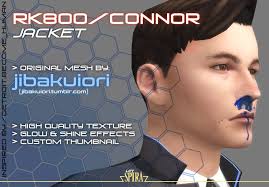RK800 Connor Jacket RE-TEXTURED by LadySpira