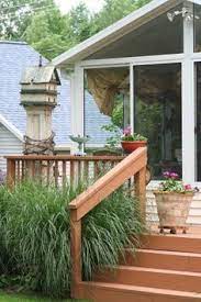 Ornamental Grass Along Steps Of Deck Brick Patios Ornamental Grasses Splendour In The Grass