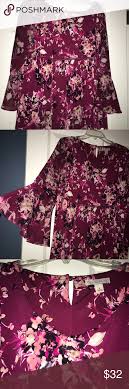 Dress Barn Peplum Top Dress Barn Going Out Of Business Peplum Top Burgundy Black Cream Fuchsia Pristine Condition Large Love L Dress Barn Dresses Tops Peplum