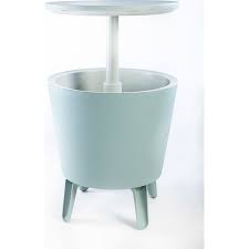 Keter Cool Bar Icebox Cooler Table In Blue And Grey Buy New Arrivals Cool Bars Cool Tables Ice Box