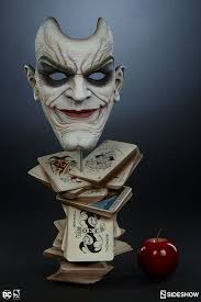 Face Your Fears With The Joker Face Of Insanity Life Size Bust Joker Face Joker Art Joker