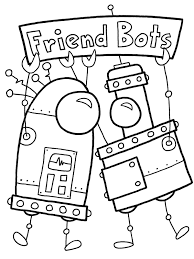 All you need is photoshop (or similar), a good photo, and a couple of minutes. Drawing Robot 106578 Characters Printable Coloring Pages