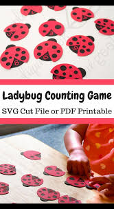 Download Ladybug Counting Game Svg Printable Pdf 72326 Other Design Bundles Early Childhood Stem For Kids Preschool Games