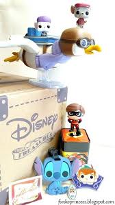 Funko Disney Treasures April 2018 Subscription Box With The Rescuers Incredibles Stitch Peter Pan Funko Pops Funko Pop Dolls Custom Funko Pop Funko Pop Disney