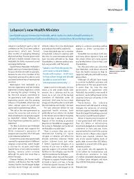 Down substantially when a medical doctor becomes a health minister. 2