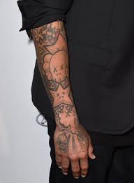 Chris brown gets huge new tattoos on his legs for both of his children. Chrae Source Forearm Sleeve Tattoos Chris Brown Tattoo Tattoo Inspiration Men