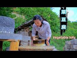 chinese specialty cuisine in guizhou home cooking vegetable tofu wild girl youtube cooked vegetables home cooking cooking tofu
