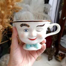 FIRE KING Turquoise x Mustard Yellow Diamond Coffee Cup 60's Antique  Glassware MUG