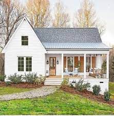 The farmhouse sink, crisp whites and darker hardware choices give us a unique take on modern farmhouse design. Farmhouse Landscaping Ideas Shutters 26 Ideas Farmhouse Landscaping Modern Farmhouse Exterior Exterior Design Farmhouse Design
