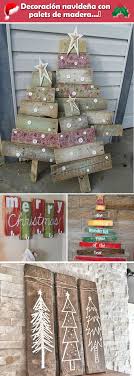 Decoracion Navidena Ideas Para Navidad 2020 2021 Arbol De Navidad Palets Arbol Navideno De Madera Carteles De Navidad