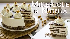 Stampa ricetta o salva il file pdf. Torta Gelato Millefoglie Nutella E Panna Ricetta Senza Cottura 55winston55 Youtube