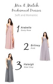 Mixing And Matching Your Bridesmaids Made Easy Azazie Offers 50 Colors For You To Choo Bridesmaid Dresses Mix Match Bridesmaids Dresses Mix Match Bridesmaids