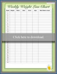 Printable Weight Loss Charts Weight Loss Chart Weight