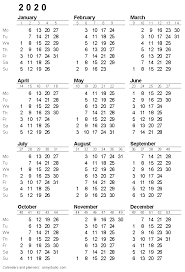 Free Printable Calendars And Planners 2020 2021 2022 In 2020 Calendar Printables Free Printable Calendar Annual Calendar Printable