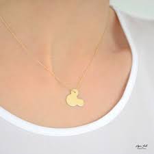 Solid Gold Mickey Mouse Necklace 14k Yellow Gold Solid Gold Etsy Simple Necklace Everyday Mickey Mouse Necklace Curved Bar Necklace