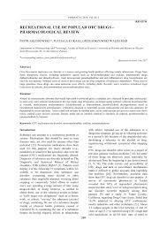 Duminică, 30 aprilie, loteria română oferă noi șanse de câștig celor care joacă la loto. Pdf Recreational Use Of Popular Otc Drugs Pharmacological Review