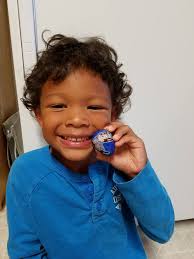 Cute chase found and kept by son