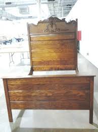 Antique 3 4 Oak Bed Ebay Antique Beds Antique Oak Furniture Antique Iron Beds