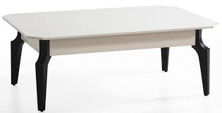 This sophisticated piece not only provides a focal point for your bustling living room, but, with its bold, structured base and copper ring element, also doubles as art for your home. Casa Padrino Luxury Art Deco Coffee Table White Black 110 X 70 X H 42 Cm Noble Solid Wood Living Room Table Living Room Furniture