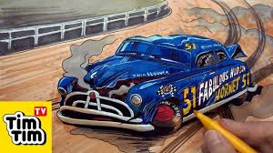 Prince kissing cinderella coloring page. How To Draw Doc Hudson Crashed Badly Injured In Cars 3 Easy Step By Step Coloring Pages For Kids Youtube
