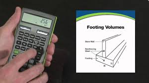 (all dimensions should be expressed either in m or ft ) Concretecalc Pro Footing Volume Calculations How To Youtube