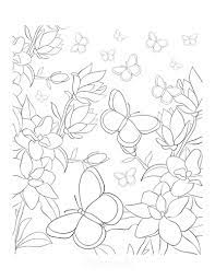 If these pictures are not enough for you, look at 70 more coloring pages with butterflies here: Isle Of Inisfree Flowers And Butterflies Coloring Pages 30 Butterfly Coloring Pages For Adults New New Users Enjoy 60 Off