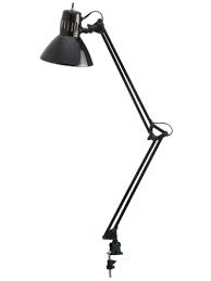Metal desk lamp, adjustable goose neck architect table lamp with on/off switch, swing arm desk lamp with clamp. Office Depot