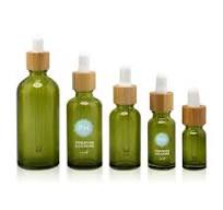 Green Bamboo Essential Oil Dropper Bottle aluminum and ...