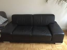 Intex sofa couch lounge sessel luftbett ausziehbar camping schlafsofa gästebett. Sofa Leder Couch Schwarz Lounge Gebraucht In Hannover Linden Limmer Ebay Kleinanzeigen