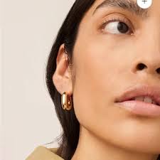 Jenny Bird Puffy U-Link Earrings