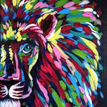 Wild Colorful Lion