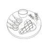 In coloringcrew.com find hundreds of coloring pages of meat and online coloring pages for free. 1