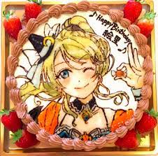 パティスリープウポン 似顔絵 ケーキ ケーキイラスト イラスト