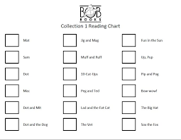 Bob Books Collection 1 Reading List Sticker Chart Bob