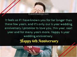 Wedding anniversary wishes for wife. 20 Best 6 Year Wedding Anniversary With Images