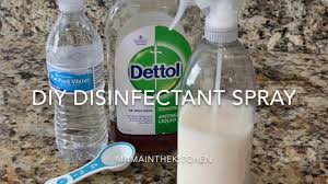 diy homemade disinfectant spray you