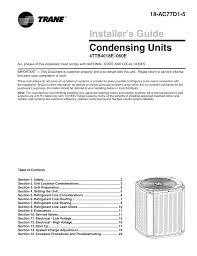 trane xb16 air conditioner installation manual manualzz com