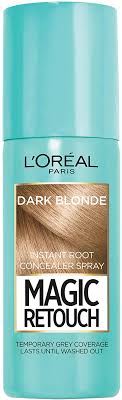 L Oreal Magic Retouch Instant Root Concealer Spray Ideal For Touching Up Grey Root Regrowth 75 Ml Colour Dark Blonde Amazon Co Uk Beauty